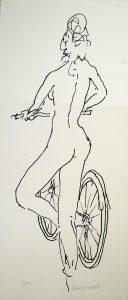 MUJER EN BICICLETA (TAVARES CALLO)