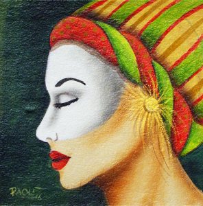 ROSTRO FONDO VERDE (PAOLI)